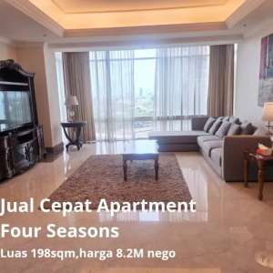 Jual Cepat Apartment Four Seasons Luas 198sqm,harga 8.2M nego lokasi di Setia Budi, tersedia melalui melalui situs Olx