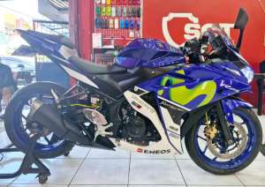Jual bekas Jual Cpt 90LikNew KM16Rb PjkJun25 YAMAHA R25 MOVISTAR 2016 BIRU MODIF,lokasi di Cempaka Putih