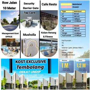 Jual KOS Murah ada Management kos nya di Mulawarman UNDIP Tembalang lokasi di Tembalang, tersedia melalui melalui situs Olx