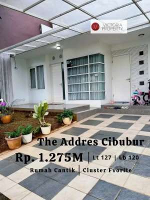 Jual Rumah Cantik Terjangkau di The Address Cibubur. lokasi di Tapos, tersedia melalui melalui situs Olx