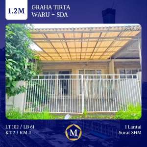JUAL RUMAH GRAHA TIRTA WARU SIDOARJO DKT B.KATAMSO JUANDA SEDATI AYANI lokasi di Buduran, tersedia melalui melalui situs Olx