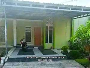 Jual Rumah Take Over 165JT Sawangan Depok 10 menit ke Tol Desari lokasi di Pancoran Mas, tersedia melalui melalui situs Olx