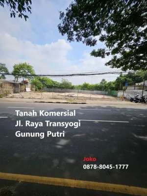 Kavling Komersial Harga MURAH BAWAH NJOP Jl. Raya Alternatif, Cibubur lokasi di Gunung Putri, tersedia melalui melalui situs Olx