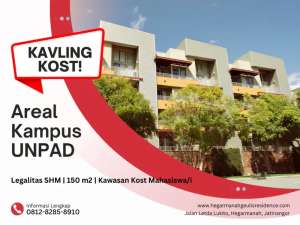 Kavling Kost Premium Jatinangor lokasi di Jatinangor, tersedia melalui melalui situs Olx