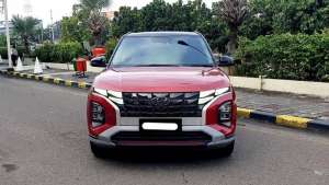 Jual bekas km 7 ribu hyundai creta prime two tone merah 2023 sunroof,lokasi di 