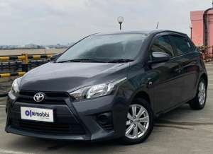 Jual bekas KM RENDAH TDP 6,JT Toyota Yaris 1.5 E Bensin-MT Abu-Abu 2014,lokasi di 