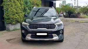 Jual bekas km32rb kia sonet dynamic sunroof 2021 hitam tangan pertama dari baru,lokasi di 