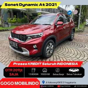 Jual bekas Km9rb Kia Sonet Dynamic Matic 2021 AB Tgn1 ANTIK Kredit Murah,lokasi di 