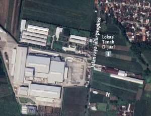 Lahan zona industri mojokerto lokasi di Jetis, tersedia melalui melalui situs Olx