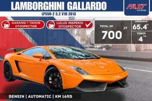 Jual bekas LAMBORGHINI GALLARDO LP550-2 5.2L V10 2013 LOW KM.16RB F2ST,lokasi di 