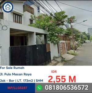 LELANG RUMAH DI PULO RAYA TOMANG JAKARTA BARAT lokasi di Tomang, tersedia melalui melalui situs Olx