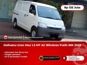 Jual bekas LOW KM Daihatsu Gran Max GranMax 1.3 MT AC Blindvan Putih 2023 2024,lokasi di 