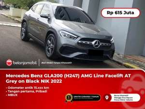 Jual bekas LOW KMMercedes Benz GLA200 H247 AMG Line AT ABU 2022 2023,lokasi di 