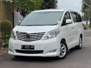 Jual bekas LOW KM Toyota Alphard S 2.4 AT Premium Sound 2010 Putih,lokasi di 