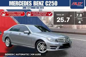 Jual bekas MERCEDES BENZ C250 AMG 2012 CGi LOW KM.61RB PAJAK PANJANG F2ST,lokasi di 