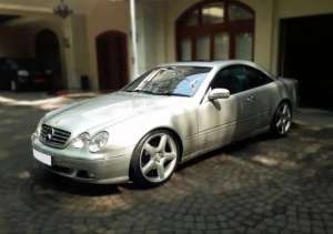 Jual bekas Mercy CL500 W215 2001 Mercedes Benz CL500 Silver W215 2001 Schema Grey,lokasi di 