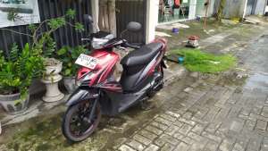 Jual bekas Mio GT 2013 lengkap hidup plat W,lokasi di Krian