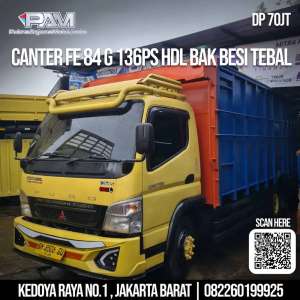 Jual bekas Mitsubishi Canter FE84G 136PS HDL Bak BesiTangguhSiap Kerja,lokasi di 
