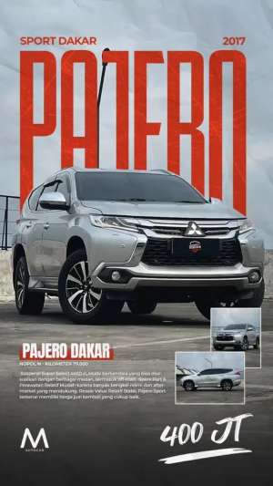 Jual bekas Mitsubishi pajero dakar 4x2 AT 2017,lokasi di 