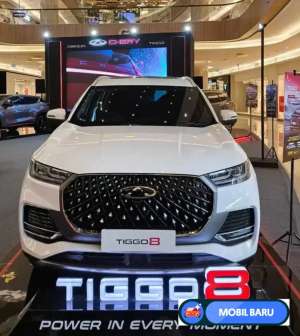 Jual bekas Mobil Baru Chery Tiggo 8 Premium promo dp 25 jutaan free etool,lokasi di 