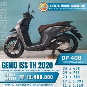 Jual bekas modal 400k kalian sudah bisa order GENIO ISS TH 2020 bergaransi,lokasi di Cinere