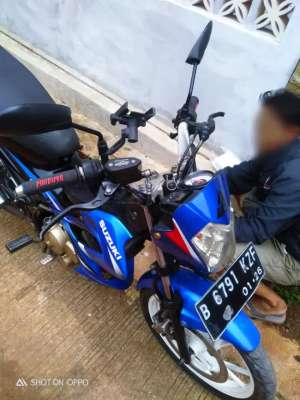 Jual bekas motor satria Fu,lokasi di Mustika Jaya