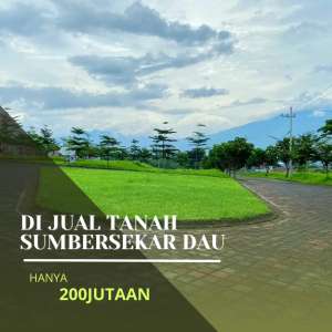 Mulai 200jutaan saja, promo ramadhan tanah sumbersekar dau untuk 2unit lokasi di Dau, tersedia melalui melalui situs Olx