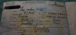 Jual bekas nego sopan VBB 2 thn 1964 surat asli dan original,lokasi di Sindang Jaya