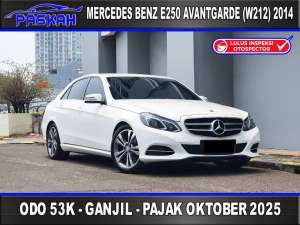 Jual bekas Odo53k Tdp0 PajakOct-25 GanjiL Mercedes benz E250 2014 non amg,lokasi di 