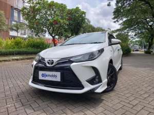 Jual bekas OLX Mobbi DP 5 Toyota Yaris Putih 1.5 S GR Sport Bensin-MT 2021 UZM,lokasi di 