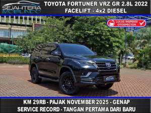 Jual bekas PAJAKNOVEMBER Bunga4 Km29k TOYOTA Fortuner 2.8 VRZ GR SPORT 2022,lokasi di 