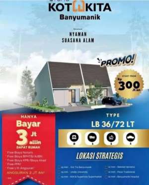 PERUMAHAN MURAH KOTA KITA BANYUMANIK SEMARANG lokasi di Banyumanik, tersedia melalui melalui situs Olx