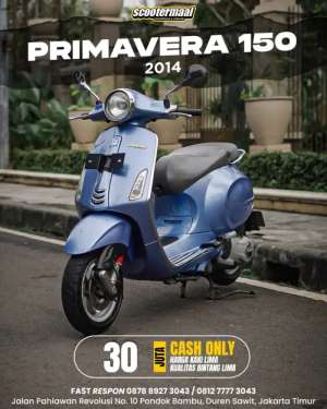 Jual bekas PIAGGIO PRIMAVERA 3V 150 2014,lokasi di Tebet