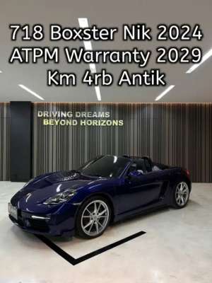 Jual bekas Porsche 718 Boxster AT 2024 Cabriolet Biru Boxter B1259PO,lokasi di 