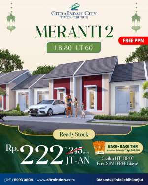 Ramadhan Sale punya rumah dengan view perbukitan indah lokasi di Cileungsi, tersedia melalui melalui situs Olx