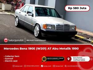 Jual bekas RARE Mercedes Benz Mercy 190E 190 E W201 Sunroof AT NIK 1990,lokasi di 