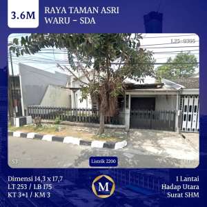 RAYA JUAL RUMAH PONDOK TJANDRA CANDRA TAMAN ASRI WARU SIDOARJO SHM lokasi di Gubeng, tersedia melalui melalui situs Olx