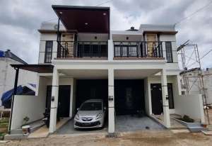 Rumah 2 lantai modern Bali Radar auri - 5 menit Tol CibuburLRT lokasi di Cibubur, tersedia melalui melalui situs Olx