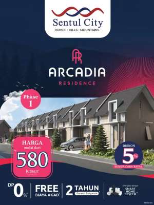 Rumah Baru Arcadia Type 36 U Di Sentul City lokasi di Babakan Madang, tersedia melalui melalui situs Olx