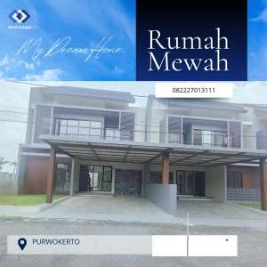 Rumah baru mewah 2 lantai perum elit Baturaden Purwokerto lokasi di Baturaden, tersedia melalui melalui situs Olx
