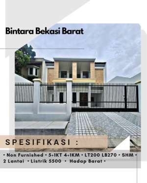Rumah baru siap huni akses lebar di Bintara Bekasi lokasi di Bekasi Barat, tersedia melalui melalui situs Olx