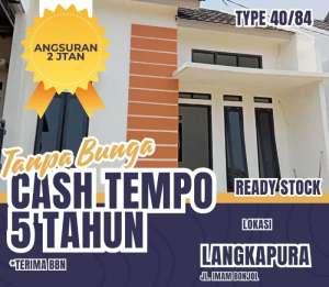 RUMAH CLUSTER MURAH SIAP HUNI DAN INDENT lokasi di Langkapura, tersedia melalui melalui situs Olx