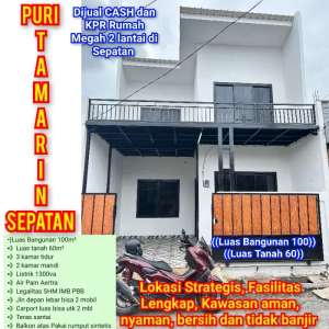 Rumah Mewah 2 Lantai di Jual Cepet lokasi di Sepatan, tersedia melalui melalui situs Olx