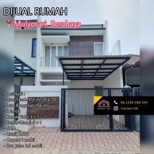 Rumah Mulyosari Prima Timur Utara Mas Tengah Baru Sutorejo Surabaya lokasi di Mulyorejo, tersedia melalui melalui situs Olx
