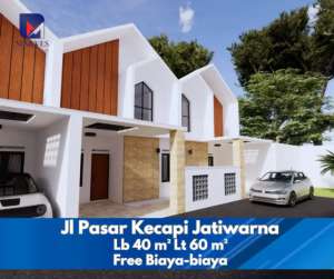 Rumah murah dekat pasar kecapi Jatiwarna DP suka suka lokasi di Pondok Gede, tersedia melalui melalui situs Olx