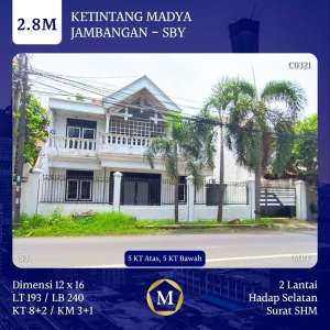 Rumah Murah Ketintang Madya Jambangan dkt Gayungsari Ahmad Yani UNESA lokasi di Gubeng, tersedia melalui melalui situs Olx