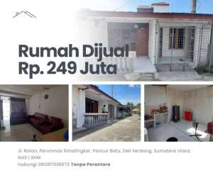 Rumah Perumnas Simalingkar lokasi di Pancur Batu, tersedia melalui melalui situs Olx