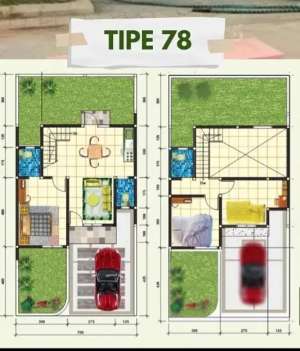 Rumah Ready antang Type 2 Lantai Kota Makassar lokasi di Makassar, tersedia melalui melalui situs Olx