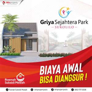 RUMAH SUBSIDI GSP SUKOLILO PROMO BIAYA AWAL BISA DICICIL lokasi di Jiwan, tersedia melalui melalui situs Olx