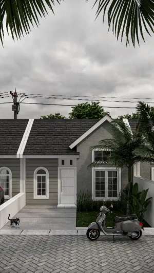 Rumah subsidi jember tanpa uang muka model eropa lokasi di Kaliwates, tersedia melalui melalui situs Olx